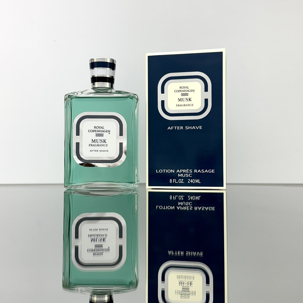 Royal Copenhagen MUSK FRAGRANCE Men After Shave by FIVE STAR 8oz Splash (HE45