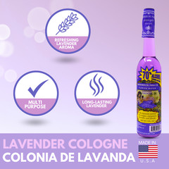 AGUA FLORIDA LAVANDA 9 0Z (PACK 3)