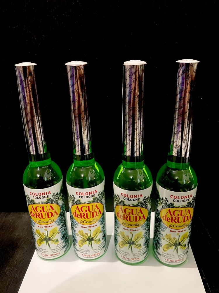 AGUA de RUDA Colonia RUE Water Cologne { 4 items per Lot } 7 0z Each Crusellas