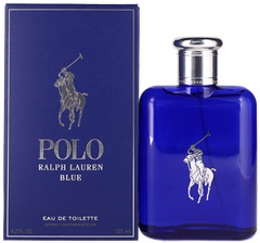 Polo Blue by Ralph Lauren for Men Eau de Toilette Spray 1.2oz Shopworn New