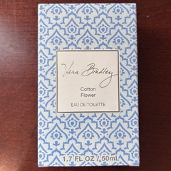 Vera Bradley Eau De Toilette Cotton Flower 1.7 Oz. New Open Box Perfume