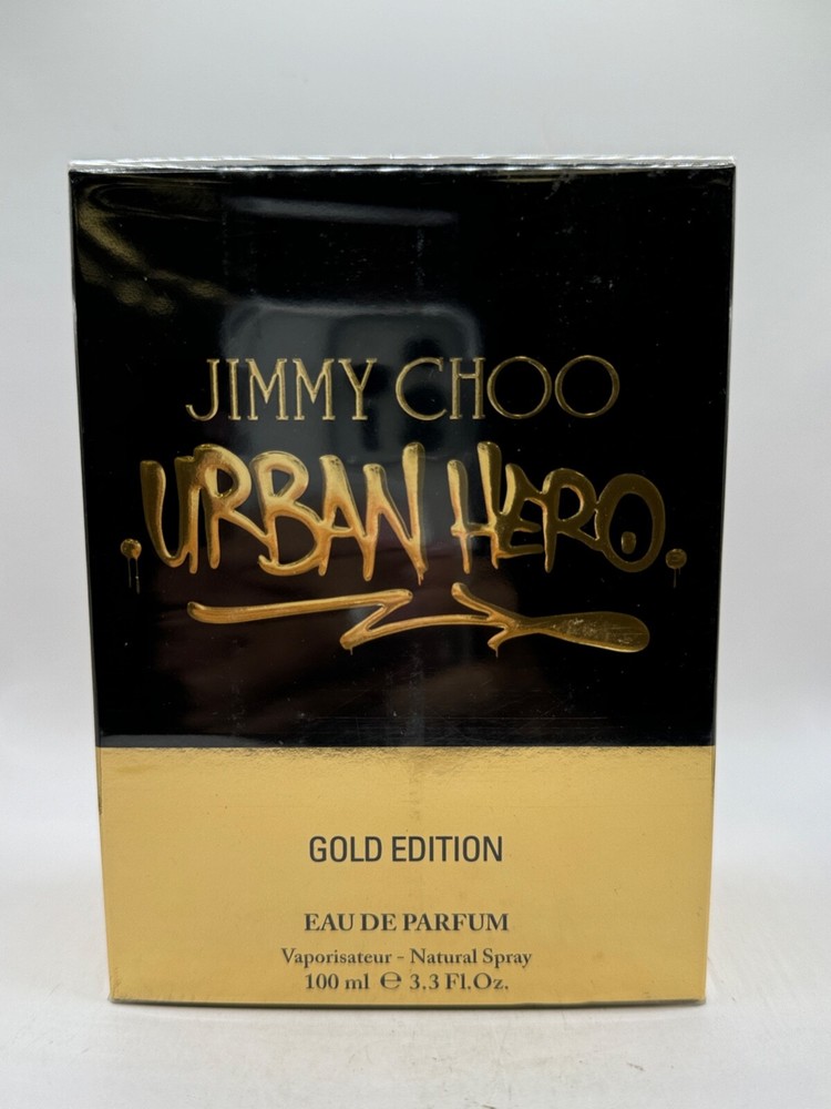 URBAN HERO GOLD EDITION BY JIMMY CHOO 100ML EDP SPRAY (NEW WITH BOX & SEALED)