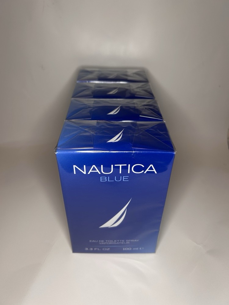 NEW Nautica Blue EDT Cologne 3.4 oz 100ml Men Factory Sealed Authentic