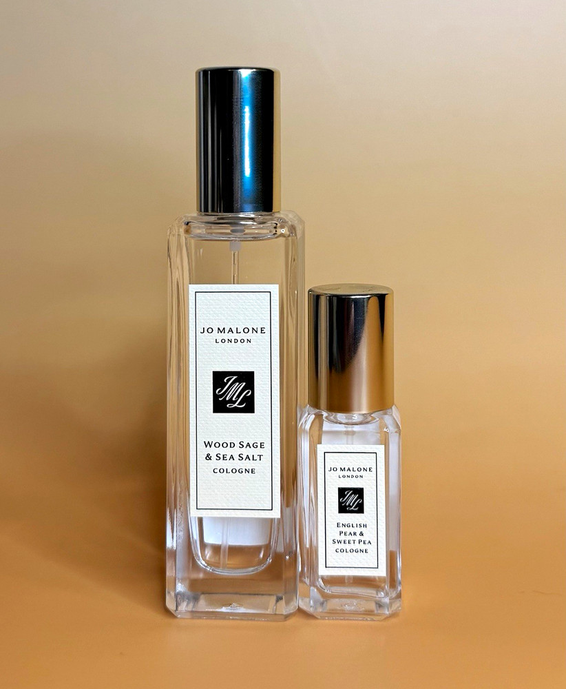 Jo Malone Wood Sage Sea Salt + English Pear Sweet Pea, Travel Sizes; MSRP $133