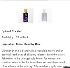 New The Dua Brand Spiced Cocktail Extrait De Parfum 1fl.Oz/30mL Full Size