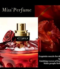 Women’s Red Crystal Valentine Perfume 75ML for College Students Valentine’s Day.