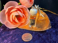 Vintage L’Interdit Parfum Givenchy Mirco Mini France Perfumn .07 oz Gold Pouch