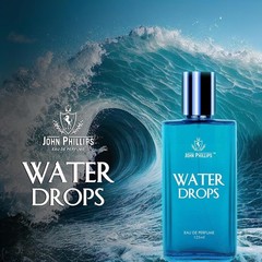 Water Drops Aquatic & Fresh Marine Fragrance EDP Perfume Long Lasting 125 ml