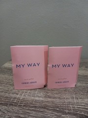 2 GIORGIO ARMANI MY WAY EAU DE PARFUM SAMPLE SPRAY 1.2 ML / 0.04 OZ NEW