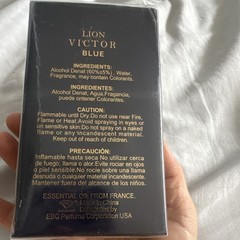 Lion Victor Blue Pour Homme Eau de Toilette Spray, Regular Size 3.4 fl oz