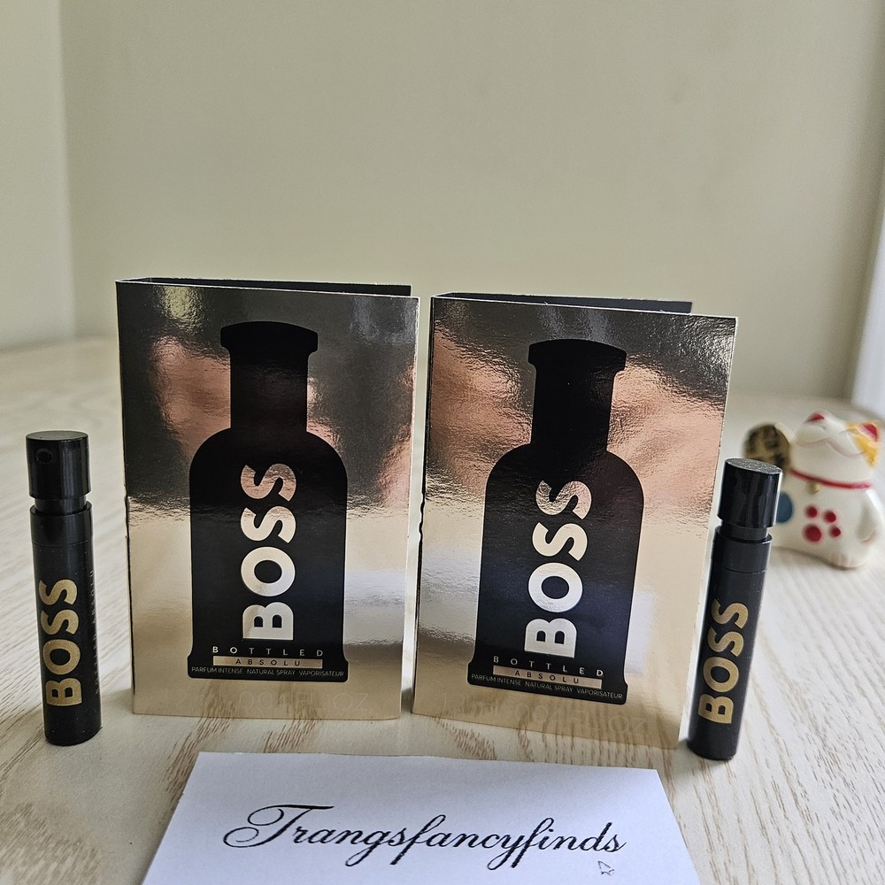 Hugo Boss Bottled Absolu Parfum Intense Sample Vial Spray x2 1.2mL Authentic