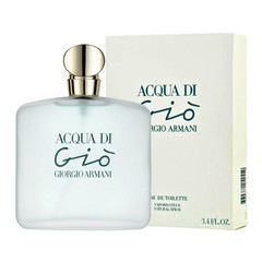 Acqua Di Gio by Giorgio Armani 3.3 / 3.4 oz EDT Perfume for Women New in Box