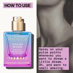 Pacifica Dream Moon Aromatherapy Spray Perfume 2 Oz Vegan Floral Woody Scent