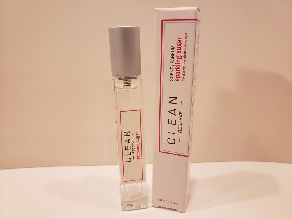 Clean ~ Reserve Eau De Parfum Spray ~ Sparkling Sugar ~ 0.34 oz ~ NIB