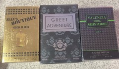 3Pack Men Cologne Sean’s Gold Boutique Adventure Gentlemen Valencia Eau De 3.4