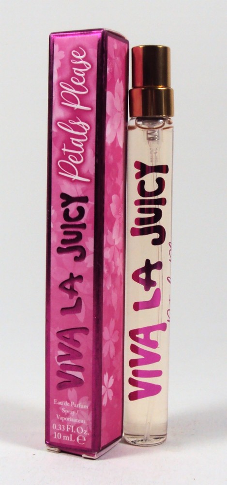 Viva La Juicy Petals Please by Juicy Couture EDP Spray .33 oz/10 ml NEW in BOX