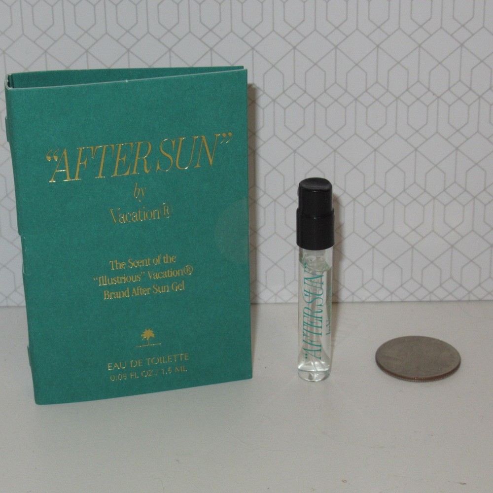 NEW AFTER SUN BY VACATION EAU DE TOILETTE SPRAY SAMPLE Spray 0.05OZ 1.5 ML