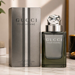 Gucci Pour Homme Eau de Toilette 3.0 oz 90ml Spray for Men New Sealed Box