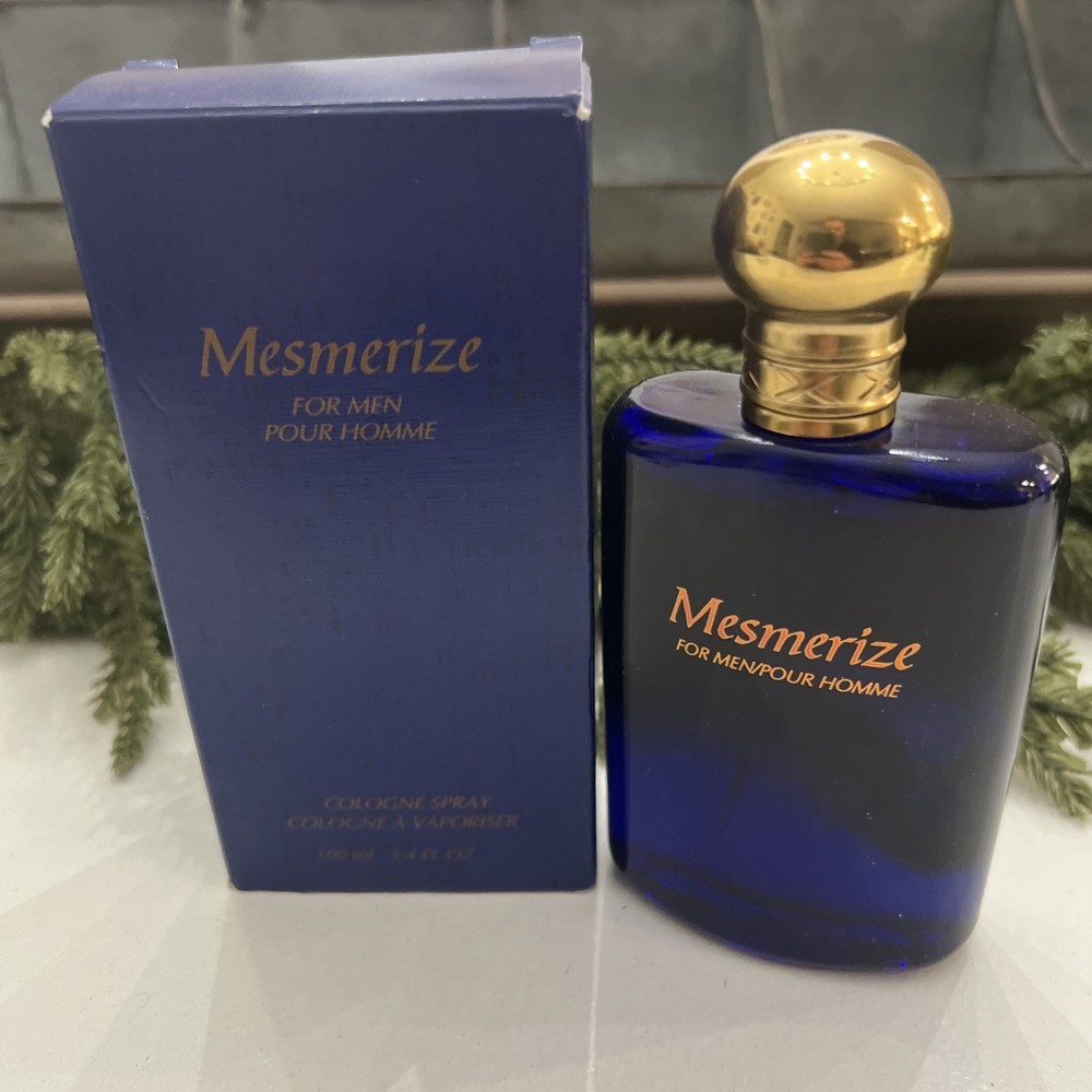 Vintage Avon Mesmerize for Men Cologne Spray 3.4 oz Full Size New Discontinued