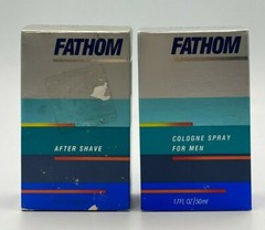 Fathom Cologne For Men + Aftershave 1.7 Fl Oz New with box SEE PICS/ DESCRIPTION