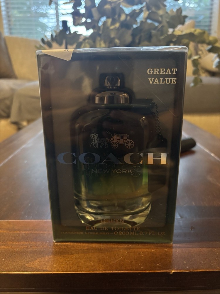 Coach Green Eau de Toilette Natural Spray, Regular Size 6.7 fl oz