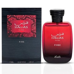 Rasasi Hawas Fire 3.4 FL OZ / 100 ML Eau De Parfum Spray – 100 % AUTHENTIC