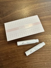 Dior Miss Dior Perfume Samples Lot of 2 Official Spray Vials + Scent Card