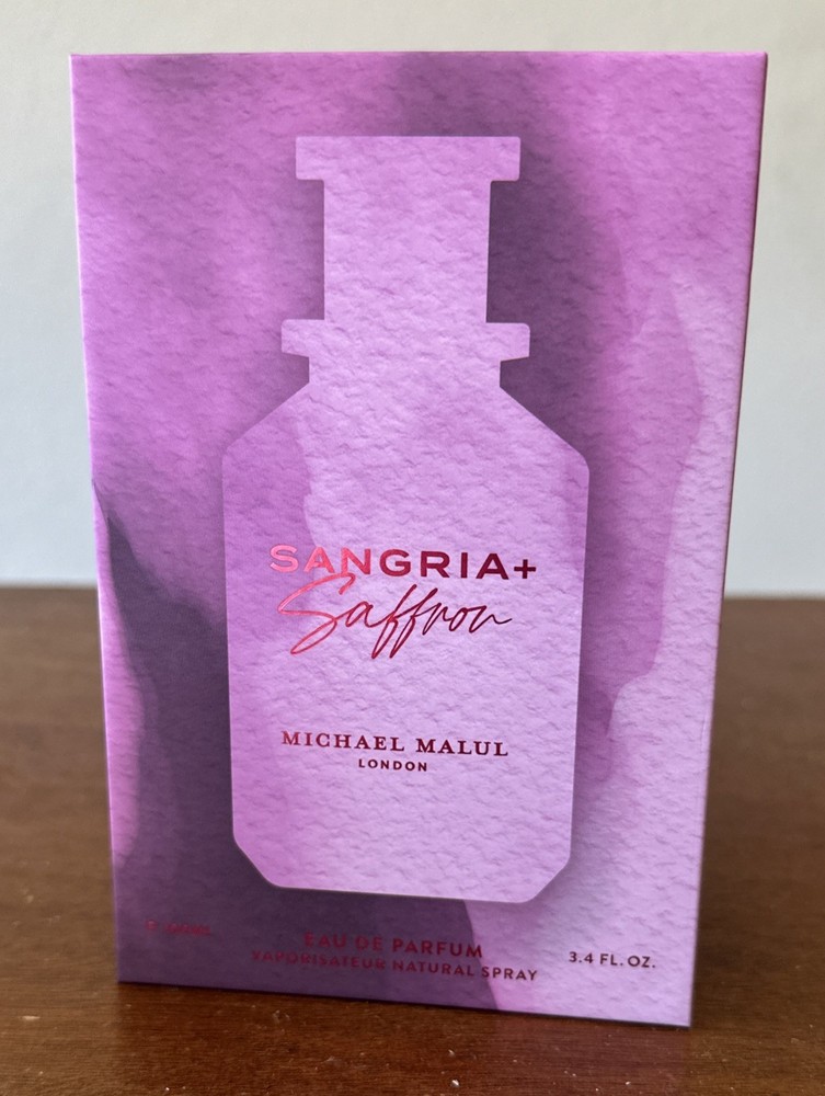 Michael Malul Sangria + Saffron Eau de Parfum EDP Unisex 3.4oz 100ml NEW SEALED