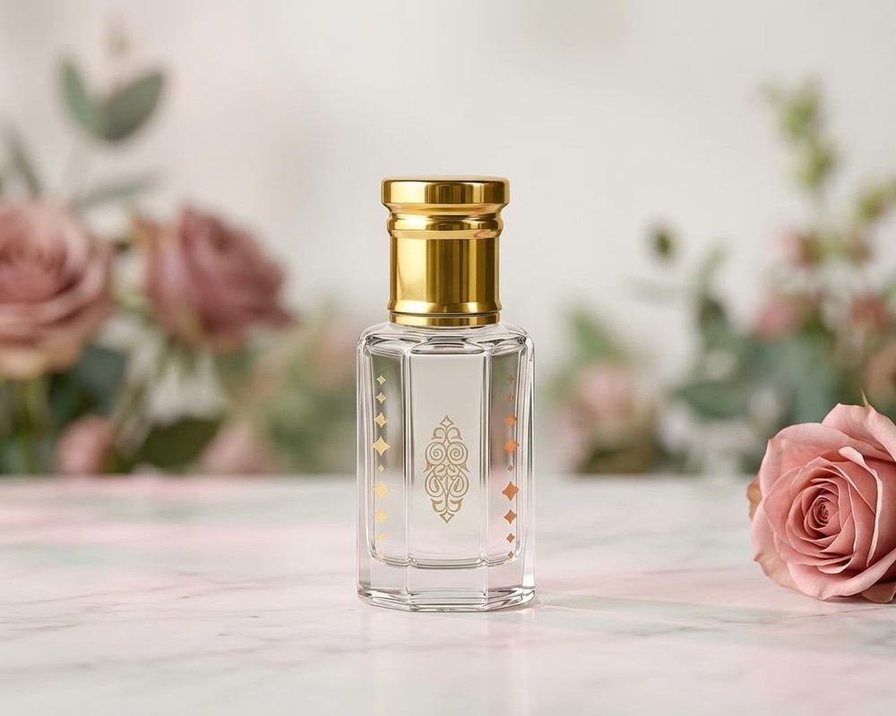 DAMASCUS Rose Attar Oil 20ml Natural Floral Perfume Alcohol Free Clean Musk