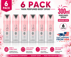 Lattafa Yara Body Spray 200ml 6 Pack
