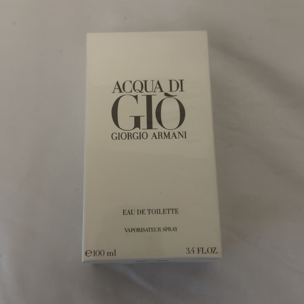 Giorgio Armani ACQUA DI GIO pour Homme Eau de Toilette Spray 3.4 oz ISSUES VTG