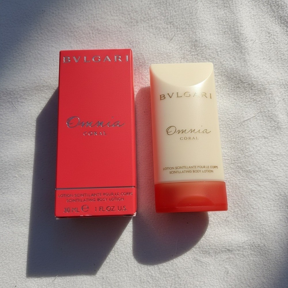 Bvlgari Omnia Coral Scintillating Body Lotion 30ml New Full Size Discontinued
