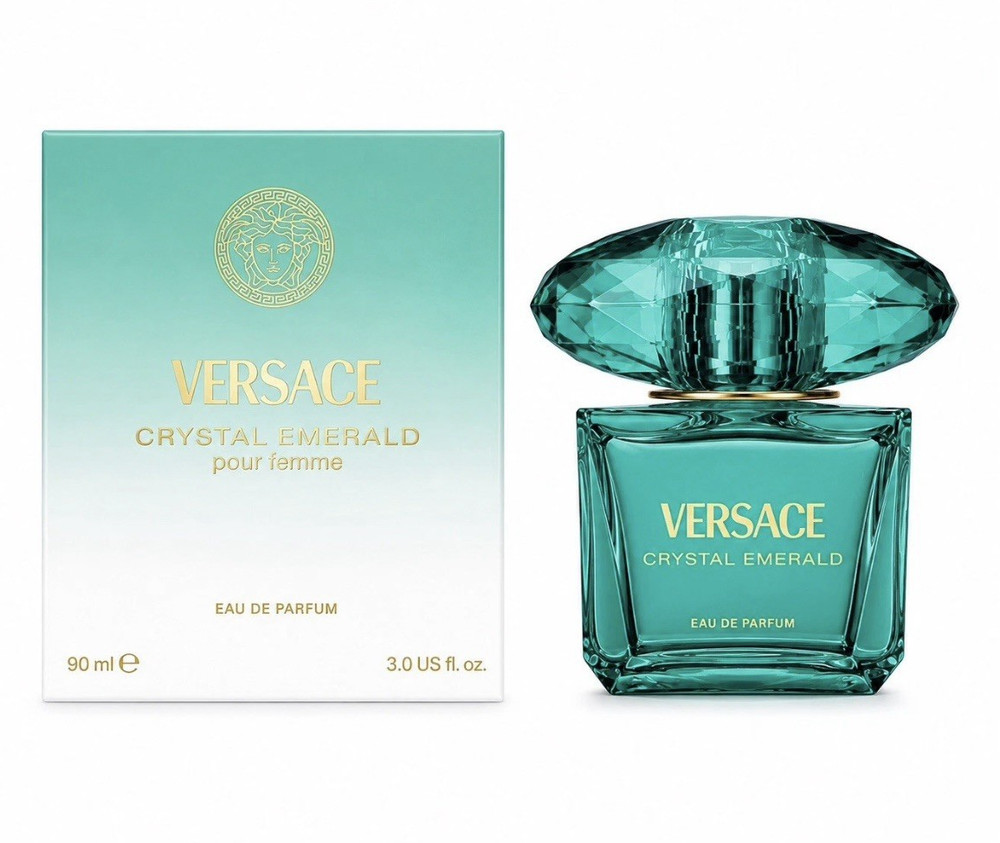 Versace Crystal Emerald Pour Femme Eau de Parfum Natural Spray 3.0 fl oz