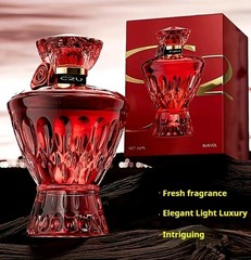 Women’s Red Crystal Valentine Perfume 75ML for College Students Valentine’s Day.