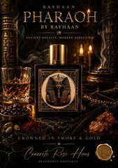 Rayhaan Pharaoh Eau de Parfum 3.4 fl oz | Cardamom Saffron Vanilla Amberwood