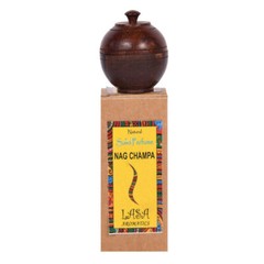 Lasa Nag Champa Natural Solid Perfume For Long Lasting Body Fragrance Wooden