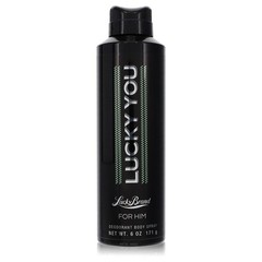 Lucky You Lucky Brand Deodorant Body Spray for Men Size 6 oz New Sealed
