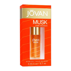 Jovan Musk Perfume Oil for Women, 0.33 Fl Oz, Long Lasting, Travel Size