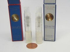 LOT 4 MEN VIALS UNITED STATE MARINES DEVIL+ARMY AIR FORCE 0.08oz/2.4ml 2 EACH