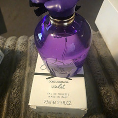 Dolce&Gabbana Violet Eau de Toilette Spray Regular Size 2.5 fl oz. Tester Box