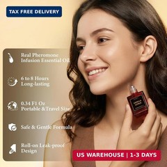 Vanilla Pheromones Oil for Women Eau De Parfum Travel Size Roll-On Fragrance 10m