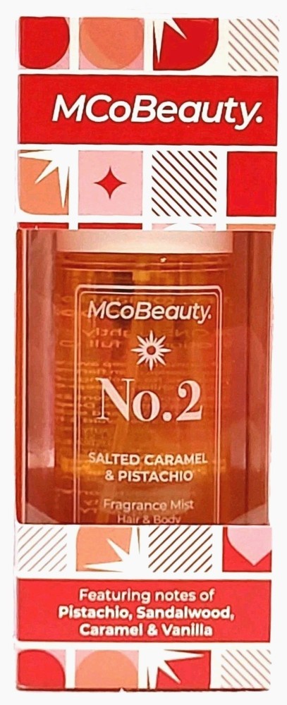 MCo Beauty No. 2 Fragrance Mist Pistachio, Sandalwood, Caramel, Vanilla, 8.11oz