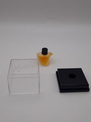 Claude Montana — “Parfum de Peau” — Vintage Miniature — with Original Acrylic Di