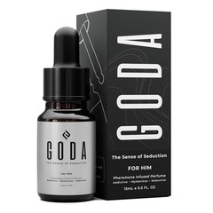 GODA For Him Pheromones Cologne for Men Infused with Real Pheromones 0.5oz/15ml