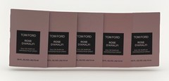5 X Tom Ford Rose D’Amalfi Eau de Parfum EDP Sample Spray .05oz / 1.5ml