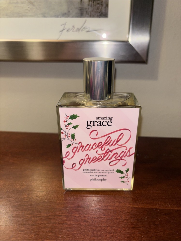 Philosophy Amazing Grace Eau de Parfum Holiday Graceful Greetings 4oz No Box