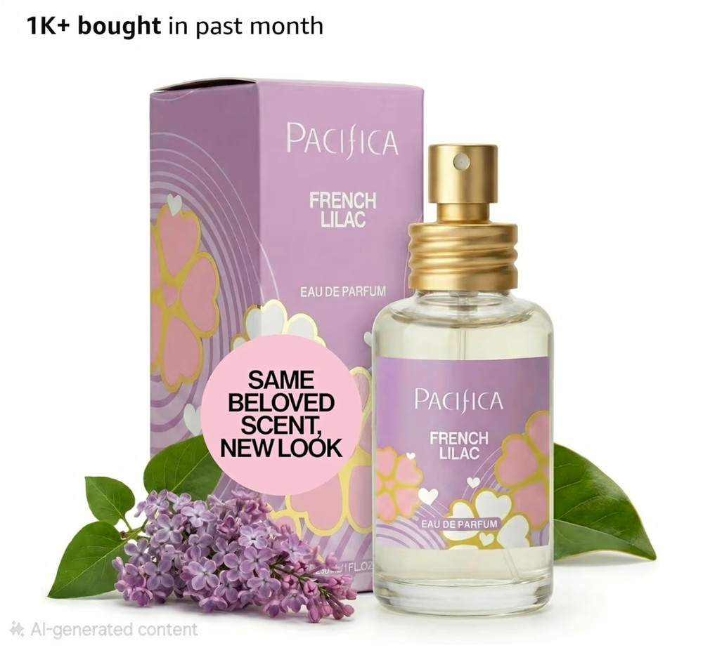 Pacifica French Lilac Eau de Parfum Spray 1 oz Lilac Magnolia Floral Vegan