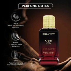 Bella Vita Luxury COLLECTION Dark OUD EAU DE Perfume Long Lasting (100 ml)