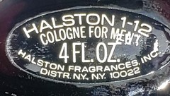 Vintage HALSTON 1-12 Cologne for Men Splash ~Halston Fragrances Inc~ 4 oz ~ #2E7