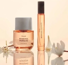 NEW PHLUR Missing Person Fragrance Duet 50 mL FULL SIZE & .32 oz TRAVEL SIZE NIB